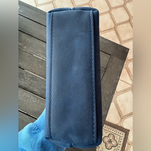 Portland Leather Large Makeup Bag - Deep Water - Picture 3 of 4